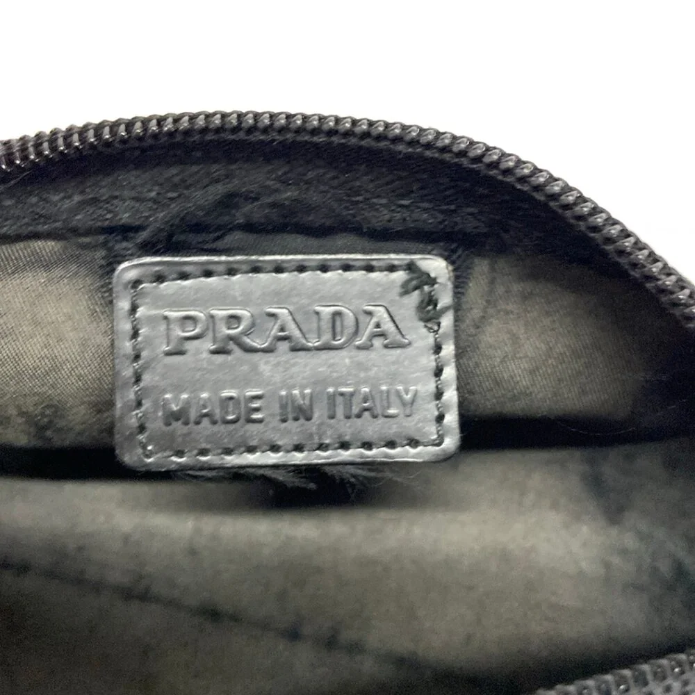 Prada Pouch Nylon Leather